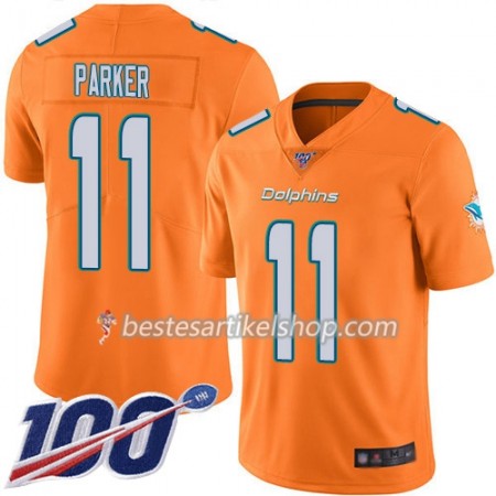 Herren Miami Dolphins Trikot DeVante Parker 11 Nike Orange 100th